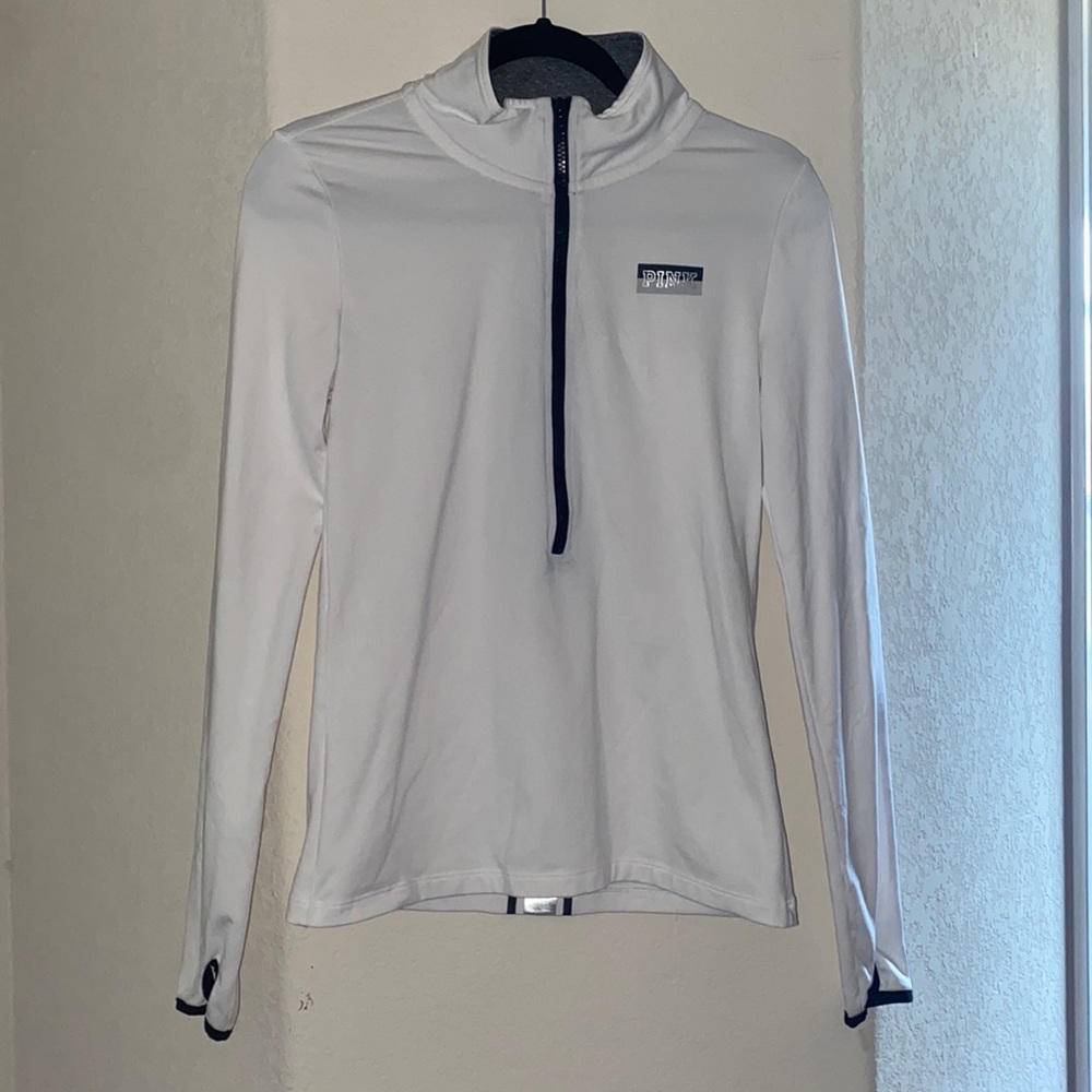 Pink half zip up jacket size small